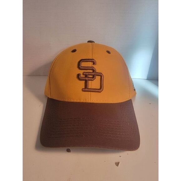 Team MLB by Outdoor Cap Cooperstown Collection San Diego Padres Cap Yellow OSFM - Picture 1 of 5